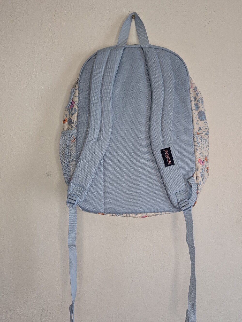 NWT Jansport Big Student Fluttering Fields Backpack - Picture 7 of 7